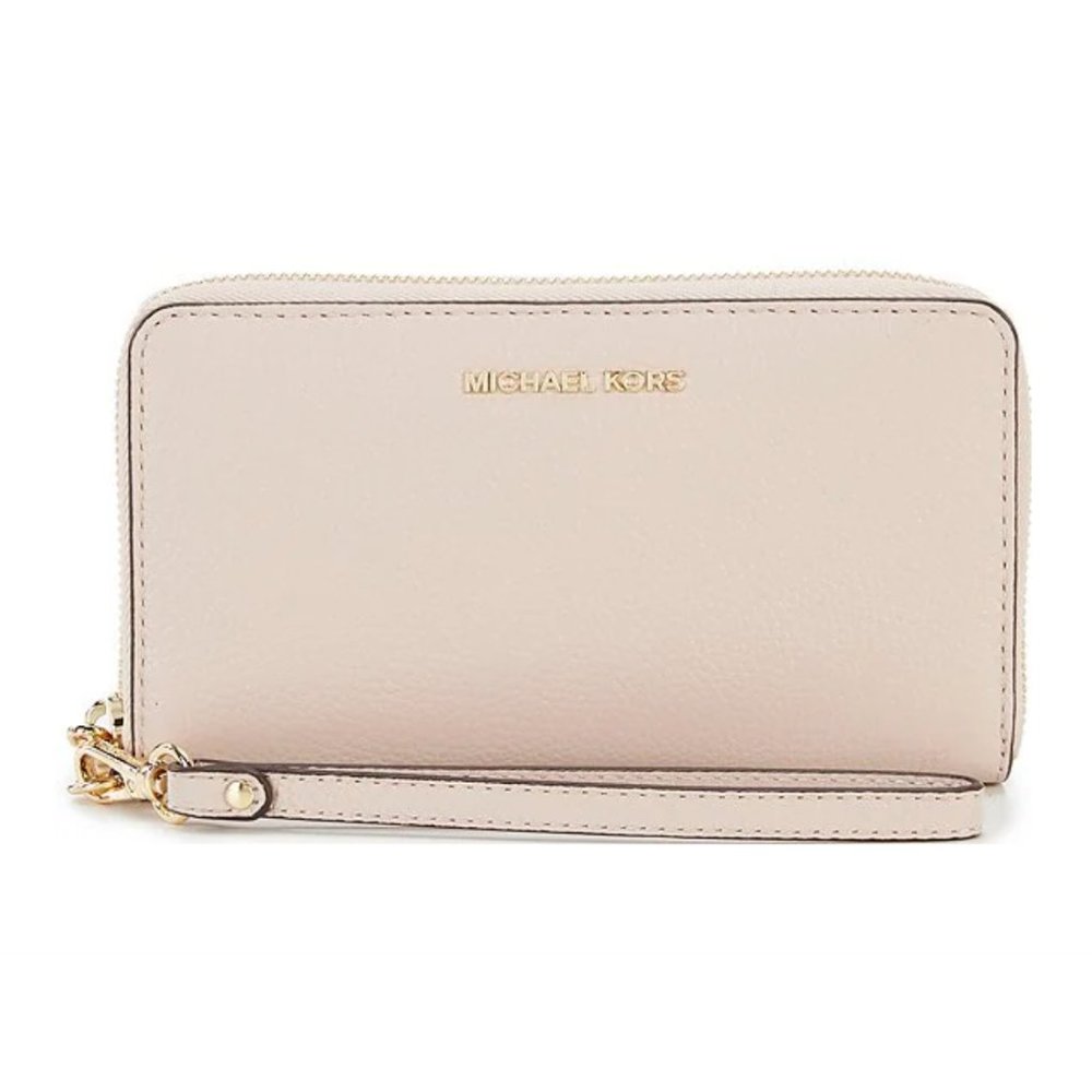 NWT Michael Kors Jet Set Large Multifunction Phone Wallet - Soft Pink